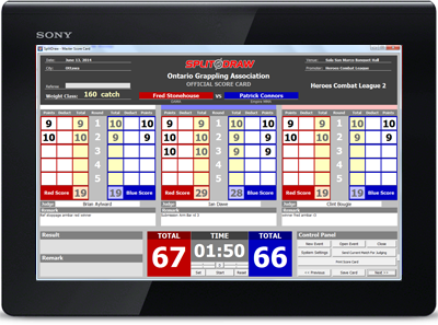 SplitDraw Tournament Management Score Clock